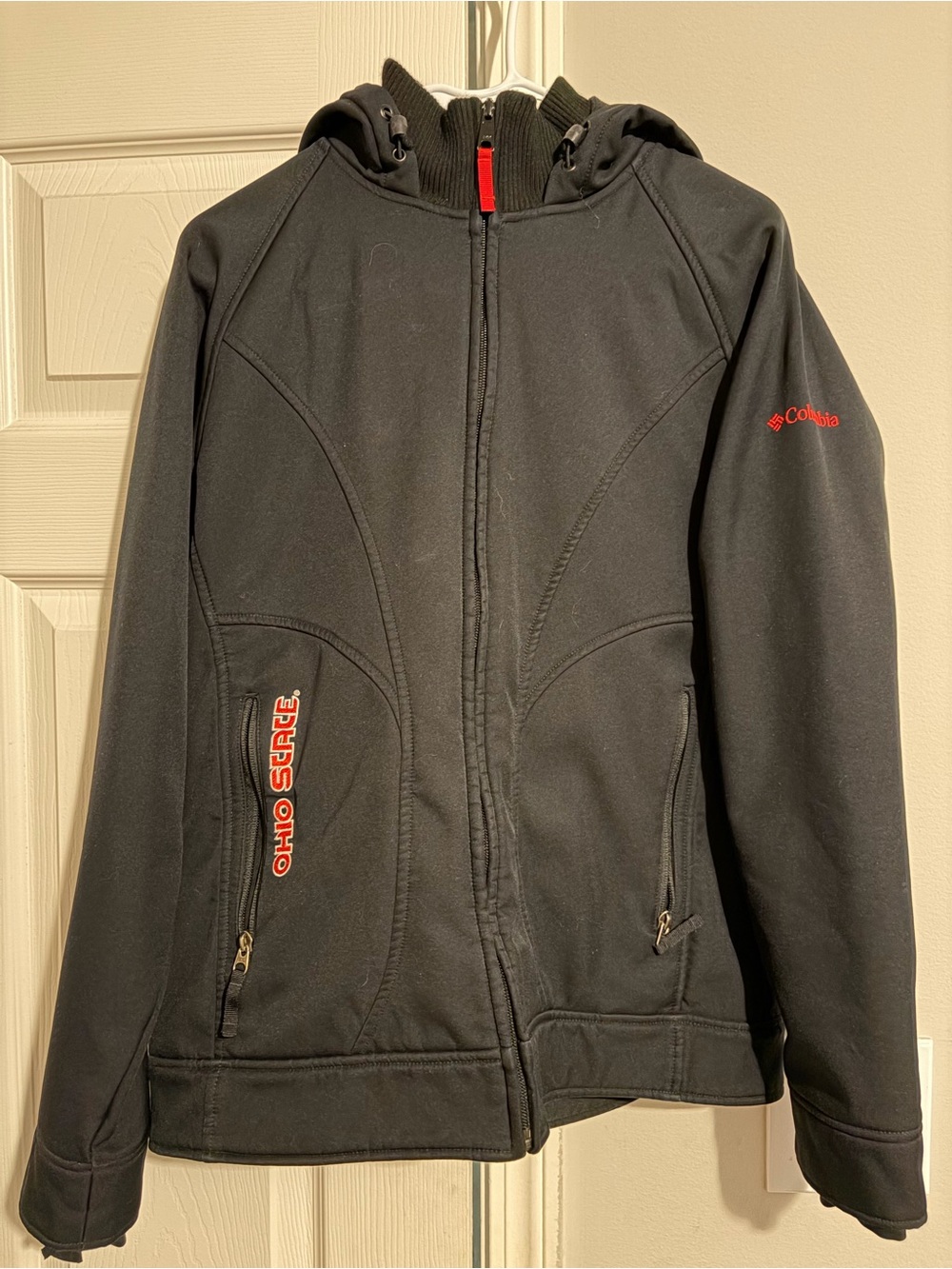 Women’s OHIO STATE Columbia soft shell hooded jacket